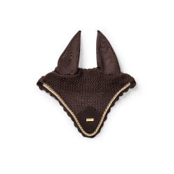 Cuffia anti-mosche Equestrian Stockholm Marrone dorato