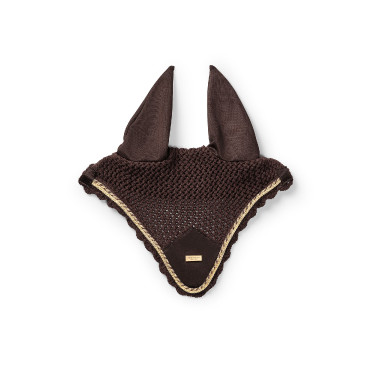 Cuffia anti-mosche Equestrian Stockholm Marrone dorato