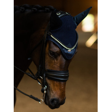 Cuffia anti-mosche Equestrian Stockholm Tecnologia moderna marina Blu marino Cuffia anti-mosche Equestrian Stockholm Tecnologia moderna marina Blu marino