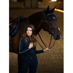 Cuffia anti-mosche Equestrian Stockholm Tecnologia moderna marina Blu marino Cuffia anti-mosche Equestrian Stockholm Tecnologia moderna marina Blu marino