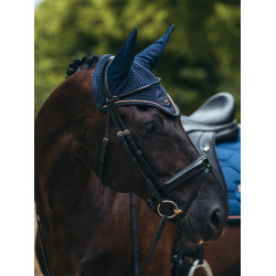 Cuffia anti-mosche Equestrian Stockholm Blu Monaco Cuffia anti-mosche Equestrian Stockholm Blu Monaco