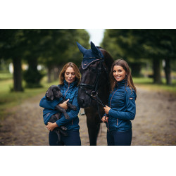 Cuffia anti-mosche Equestrian Stockholm Blu Monaco Cuffia anti-mosche Equestrian Stockholm Blu Monaco
