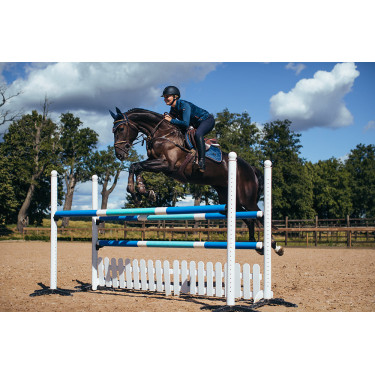 Cuffia anti-mosche Equestrian Stockholm Blu Monaco Cuffia anti-mosche Equestrian Stockholm Blu Monaco