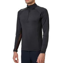 Base layer Equestrian Stockholm Air Breeze Sunshirt uomo Nero
