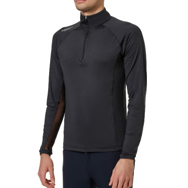 Base layer Equestrian Stockholm Air Breeze Sunshirt uomo Nero