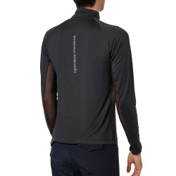 Base layer Equestrian Stockholm Air Breeze Sunshirt uomo Nero