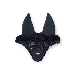 Cuffia antimosche Equestrian Stockholm anti-rumore Blu navy argento Blu marino