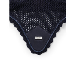 Cuffia antimosche Equestrian Stockholm anti-rumore Blu navy argento Blu marino