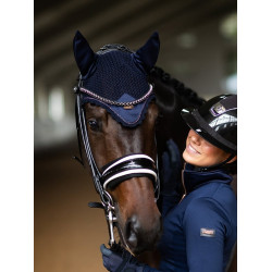 Cuffia antimosche Equestrian Stockholm moderna Laguna blush Arancione Cuffia antimosche Equestrian Stockholm moderna Laguna blush Arancione