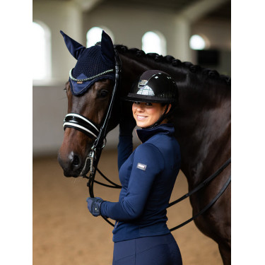 Cuffia antimosche Equestrian Stockholm moderna Laguna blush Arancione Cuffia antimosche Equestrian Stockholm moderna Laguna blush Arancione