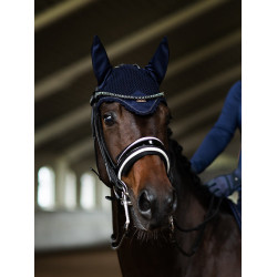 Cuffia antimosche Equestrian Stockholm moderna Laguna blush Arancione Cuffia antimosche Equestrian Stockholm moderna Laguna blush Arancione