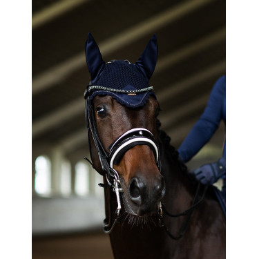 Cuffia antimosche Equestrian Stockholm moderna Laguna blush Arancione Cuffia antimosche Equestrian Stockholm moderna Laguna blush Arancione