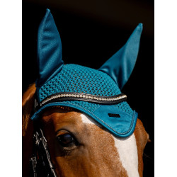 Cuffia antimosche Equestrian Stockholm moderna Blu teal