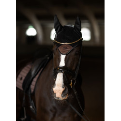 Cuffia antimosche Equestrian Stockholm Performance Mocha moderno Marrone Cuffia antimosche Equestrian Stockholm Performance Mocha moderno Marrone