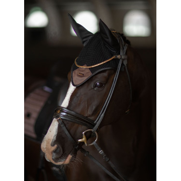 Cuffia antimosche Equestrian Stockholm Performance Mocha moderno Marrone Cuffia antimosche Equestrian Stockholm Performance Mocha moderno Marrone