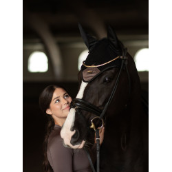 Cuffia antimosche Equestrian Stockholm Performance Mocha moderno Marrone Cuffia antimosche Equestrian Stockholm Performance Mocha moderno Marrone