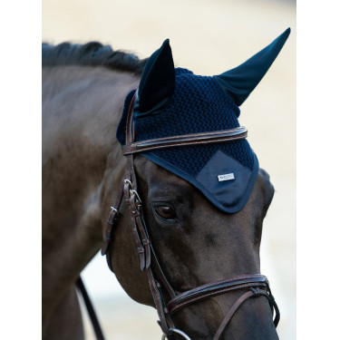 Cuffia antimosche Equestrian Stockholm Performance Blu sportivo Blu marino