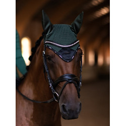 Cuffia antimosche Equestrian Stockholm Performance Verde sicomoro