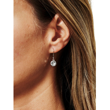 Orecchini Equestrian Stockholm Crystal Timeless bianco glimmer