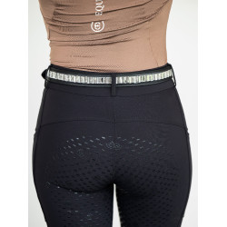 Cintura Equestrian Stockholm sottile Edizione nera