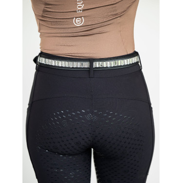 Cintura Equestrian Stockholm sottile Edizione nera