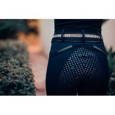 Cintura Equestrian Stockholm sottile Edizione nera