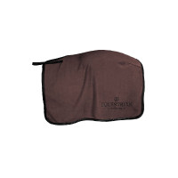 Coperta per reni quadrata in pile Equestrian Stockholm Nero edizione