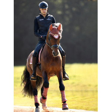 Guanti da equitazione Equestrian Stockholm Motion Rosa ambra