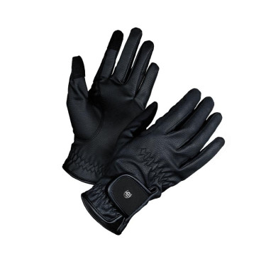 Guanti da equitazione Equestrian Stockholm Motion Nero edizione