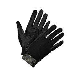 Guanti da equitazione Equestrian Stockholm Summer Nero oro