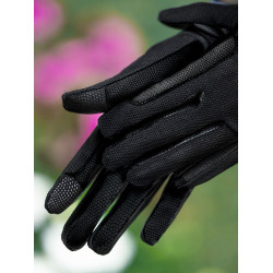 Guanti da equitazione Equestrian Stockholm Summer Nero oro