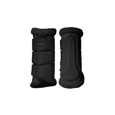 Ghette da dressage Equestrian Stockholm Nero dorato