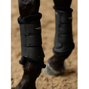 Ghette da dressage Equestrian Stockholm Nero dorato