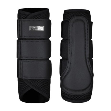 Stinchiere da dressage Equestrian Stockholm in mesh Edizione nera Nero