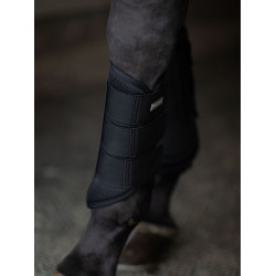 Stinchiere da dressage Equestrian Stockholm in mesh Edizione nera Nero