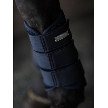 Stinchiere da dressage Equestrian Stockholm in mesh Blu notte Blu marino Stinchiere da dressage Equestrian Stockholm in mesh Blu notte Blu marino