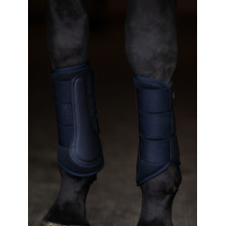 Stinchiere da dressage Equestrian Stockholm in mesh Blu notte Blu marino Stinchiere da dressage Equestrian Stockholm in mesh Blu notte Blu marino