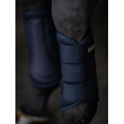 Stinchiere da dressage Equestrian Stockholm in mesh Blu notte Blu marino Stinchiere da dressage Equestrian Stockholm in mesh Blu notte Blu marino