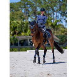 Stinchiere da dressage Equestrian Stockholm in mesh Blu notte Blu marino Stinchiere da dressage Equestrian Stockholm in mesh Blu notte Blu marino