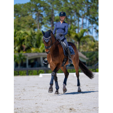 Stinchiere da dressage Equestrian Stockholm in mesh Blu notte Blu marino Stinchiere da dressage Equestrian Stockholm in mesh Blu notte Blu marino