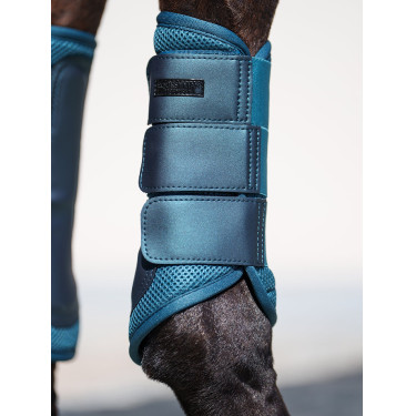 Stinchiere da dressage Equestrian Stockholm in mesh Blu teal