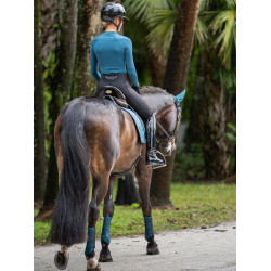 Stinchiere da dressage Equestrian Stockholm in mesh Blu teal