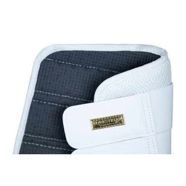 Stinchiere da dressage Equestrian Stockholm in mesh Bianco dorato