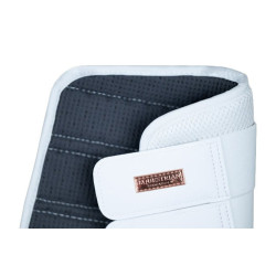 Stinchiere da dressage Equestrian Stockholm in mesh Bianco rosa oro