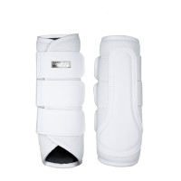 Stinchiere da dressage Equestrian Stockholm in mesh Bianco argentato