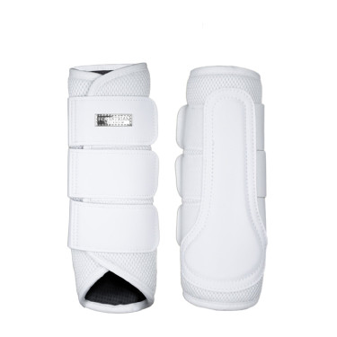 Stinchiere da dressage Equestrian Stockholm in mesh Bianco argentato