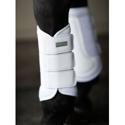 Stinchiere da dressage Equestrian Stockholm in mesh Bianco argentato