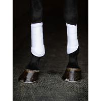 Stinchiere da dressage Equestrian Stockholm in mesh Bianco argentato
