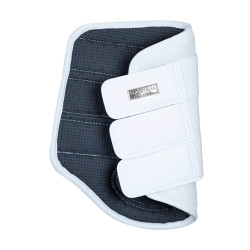 Stinchiere da dressage Equestrian Stockholm in mesh Bianco argentato