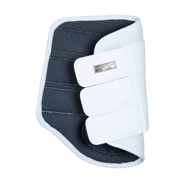 Stinchiere da dressage Equestrian Stockholm in mesh Bianco argentato